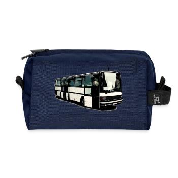 Setra Bus Setra S215 UL mit offenen Türen - Recycelte Kulturtasche - Navy - Vorne