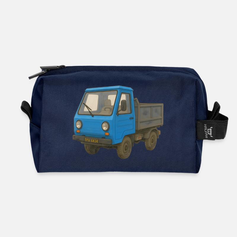 Kleiner Kraftzwerg - Recycelte Kulturtasche - Navy