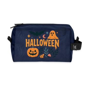 Halloween classique - Trousse de toilette en tissu recyclé - marine - Devant