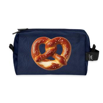 Pretzel - Recycled Toiletry Zip Bag - navy - Front