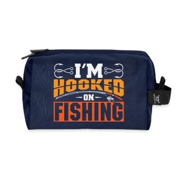 Pêcheur sportif pêcheur pêcheur Pêcheur Dit - Trousse de toilette en tissu recyclé - marine - Devant
