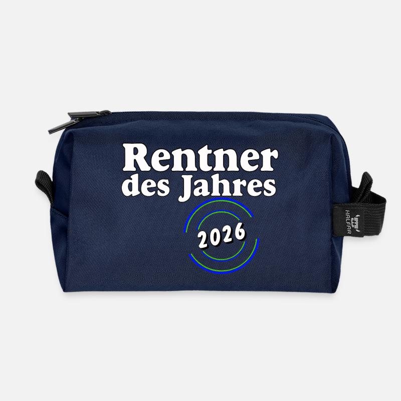 Rentner des Jahres 2026 - Recycelte Kulturtasche - Navy
