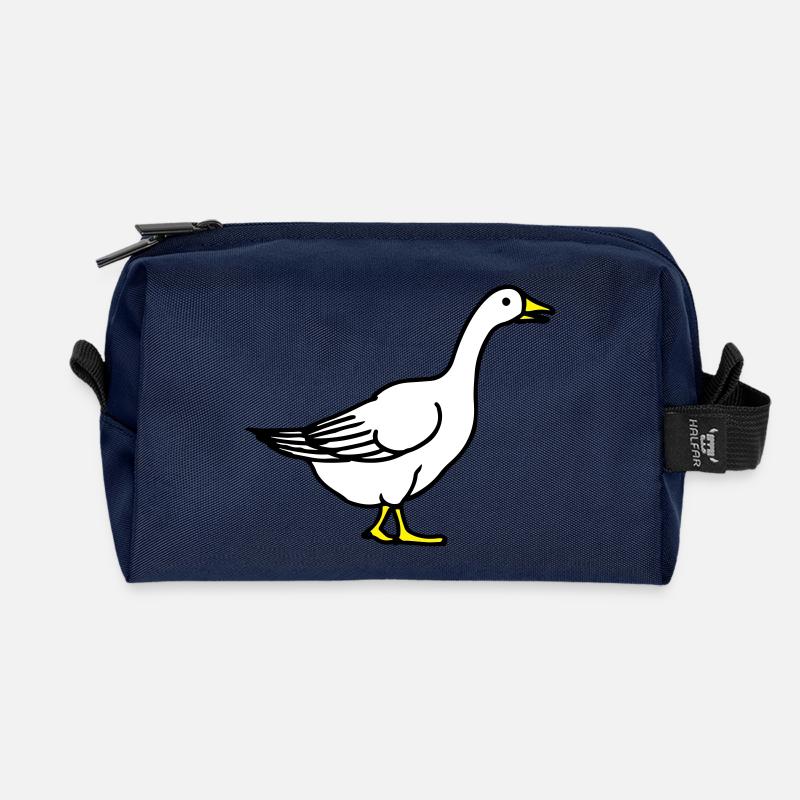 goose - Recycled Toiletry Zip Bag - navy