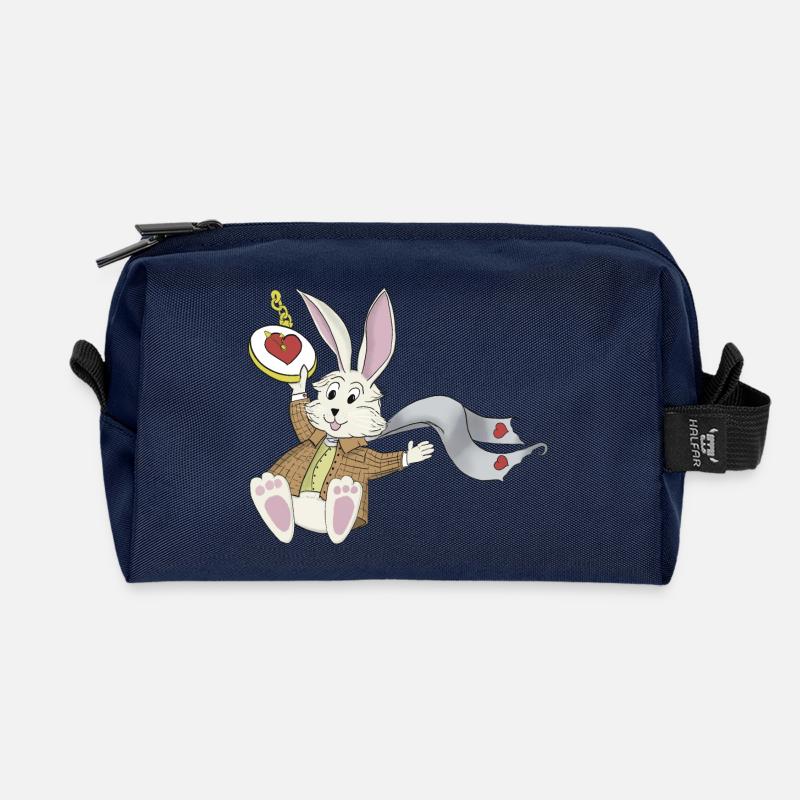 White Rabbit - Recycled Toiletry Zip Bag - navy