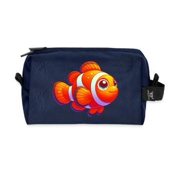 Clownfish - Recycled Toiletry Zip Bag - navy - Front
