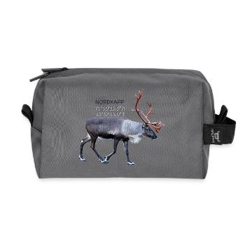 CAP NORD - Trousse de toilette en tissu recyclé - anthracite - Devant