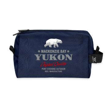 Yukon - Polar Bear - Eisbär - Recycelte Kulturtasche - Navy - Vorne