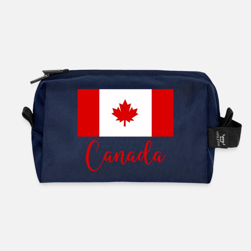 kanada canada - Recycelte Kulturtasche - Navy