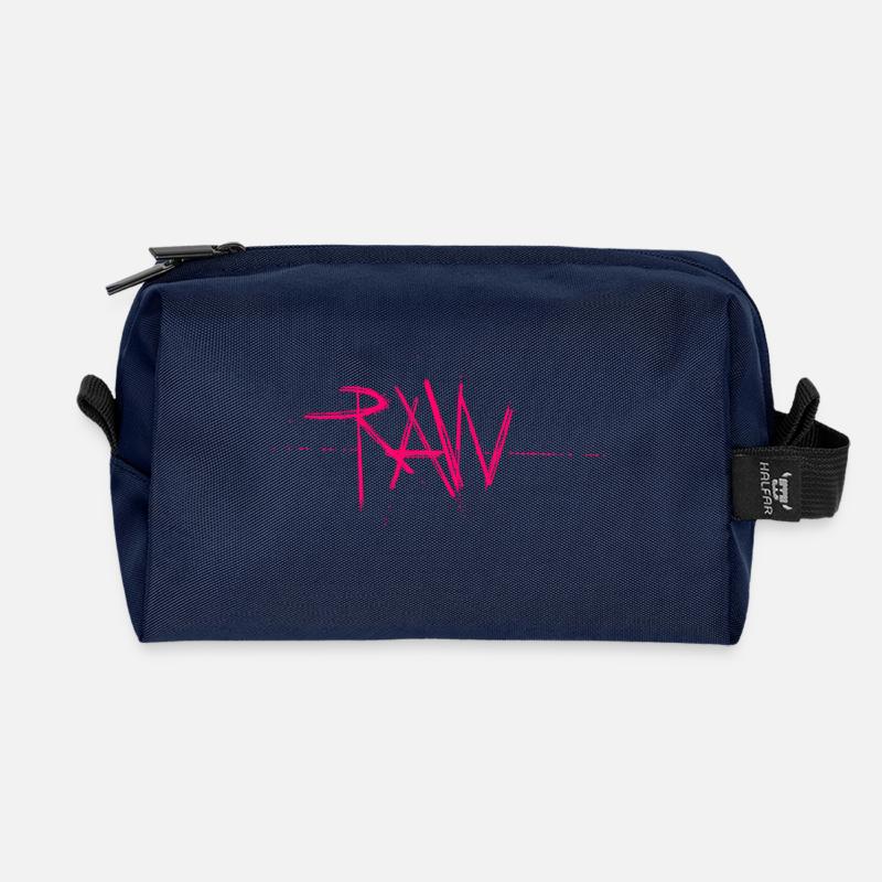 Hardstyle R! - Recycled Toiletry Zip Bag - navy
