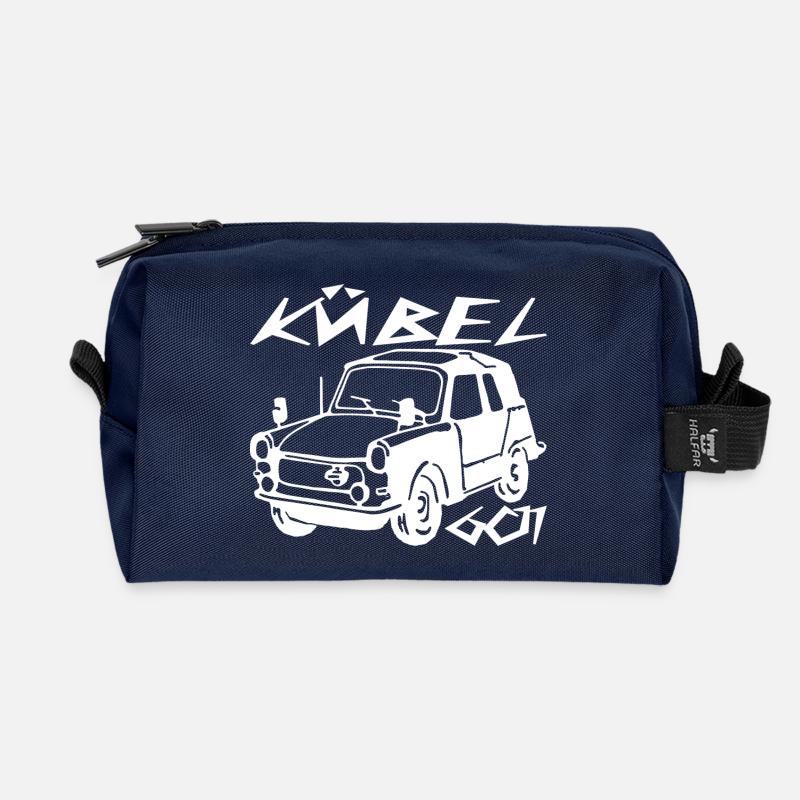 Kübel Trabi Stoffhund - Recycelte Kulturtasche - Navy