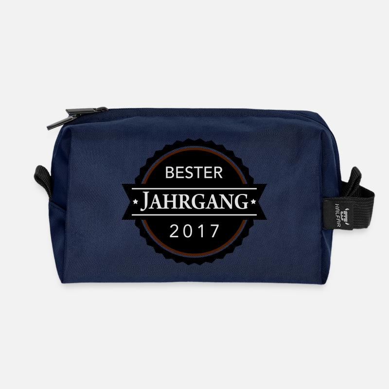 Bester Jahrgang 2017 - Recycelte Kulturtasche - Navy