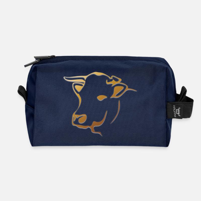 cow88 - Recycelte Kulturtasche - Navy