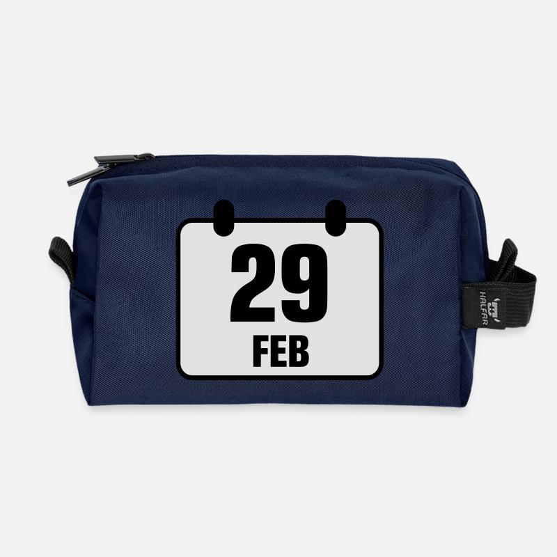 29 februar jahrestag geburtstag 2c - Recycelte Kulturtasche - Navy