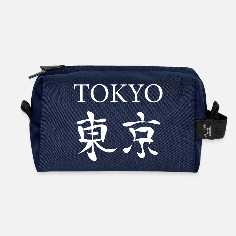 Tokyo - Recycled Toiletry Zip Bag - navy