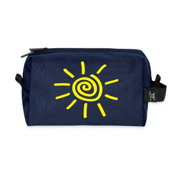 sun_f1 - Recycelte Kulturtasche - Navy - Vorne