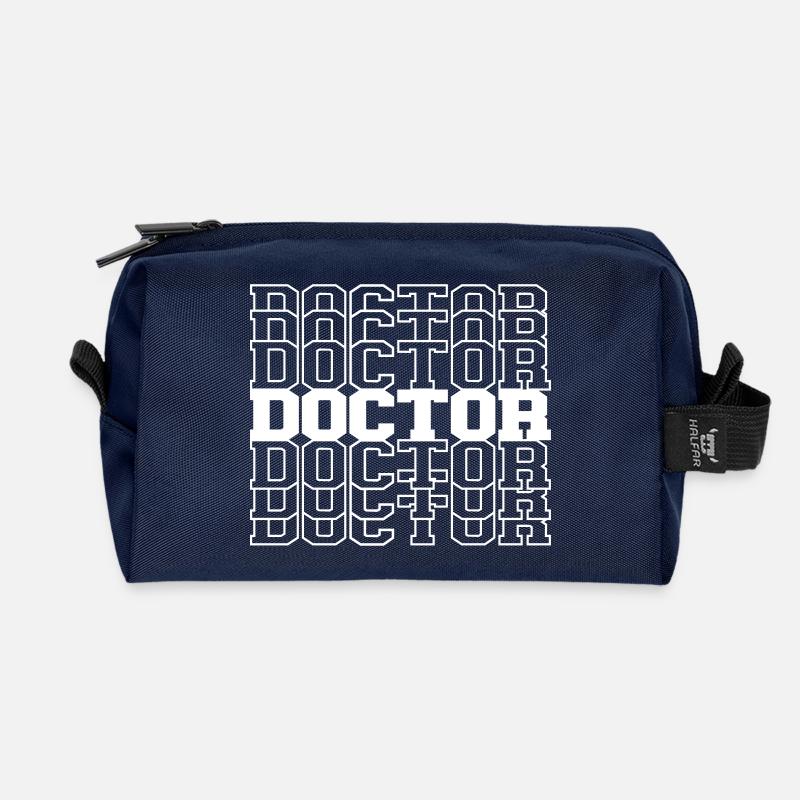 Arzt - Recycelte Kulturtasche - Navy