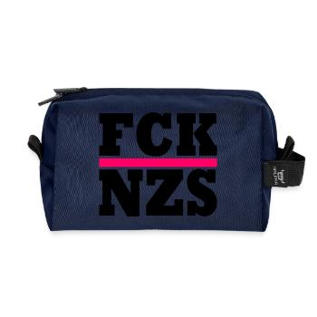 FCK NZS - Recycelte Kulturtasche - Navy - Vorne
