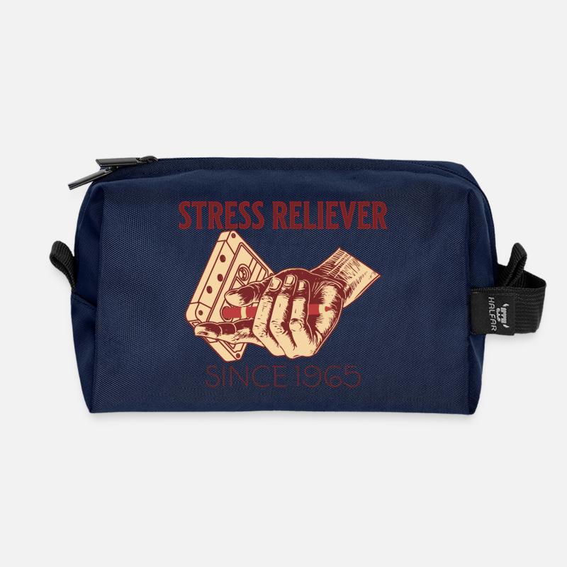 Stress reliever - Recycelte Kulturtasche - Navy