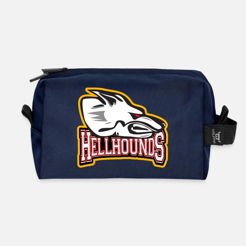 Hellhounds Logo - Recycelte Kulturtasche - Navy