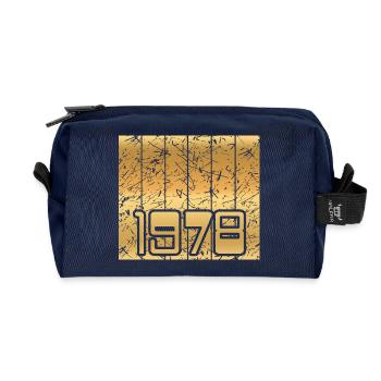 1978 - Recycelte Kulturtasche - Navy - Vorne
