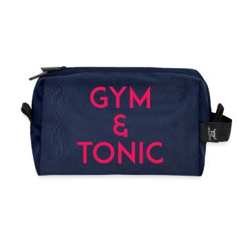 Gym & Tonic - Recycelte Kulturtasche - Navy - Vorne