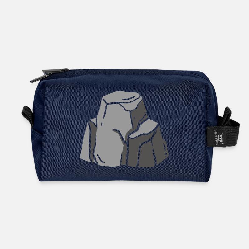 Stein Schere Papier Gruppenkostüm, Stein Kostüm - Recycelte Kulturtasche - Navy