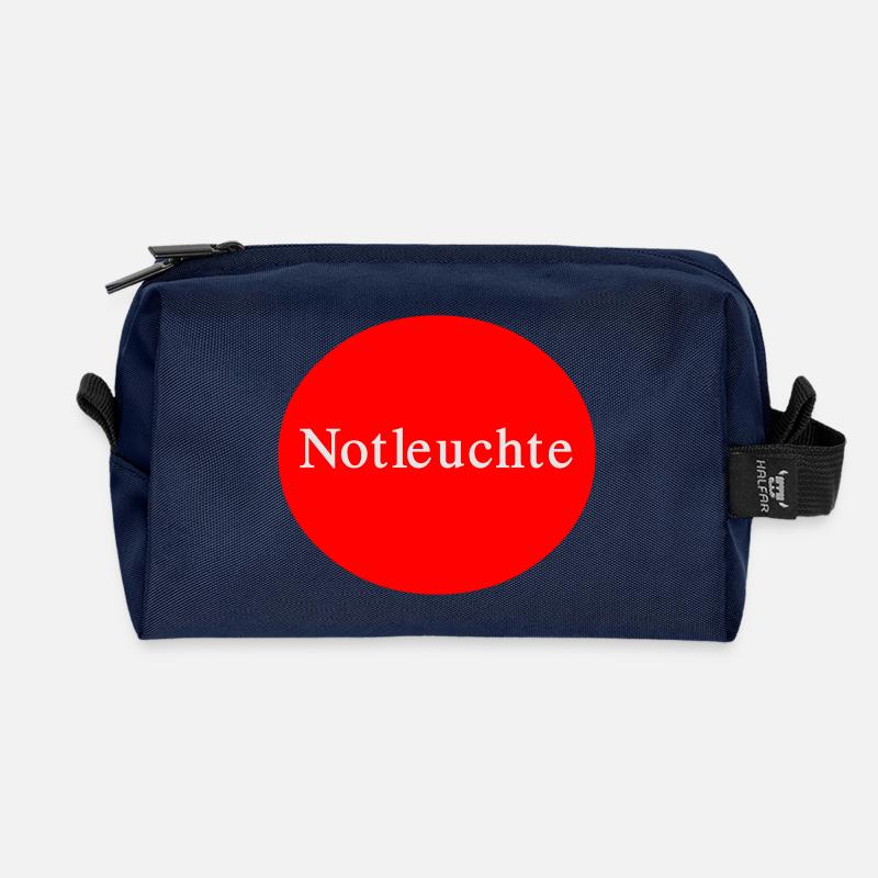 Notleuchte - Recycelte Kulturtasche - Navy