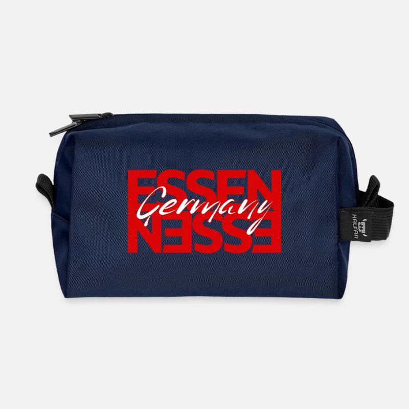 Essen Germany - Recycled Toiletry Zip Bag - navy