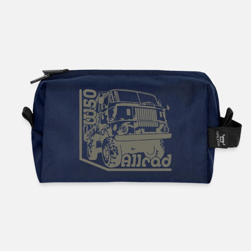 LKW W50 4x4 Allrad L6 - Recycelte Kulturtasche - Navy