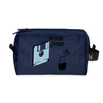 I'm your father - Trousse de toilette en tissu recyclé - marine - Devant