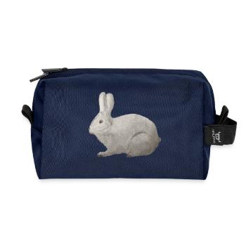 Hare - Recycled Toiletry Zip Bag - navy - Front