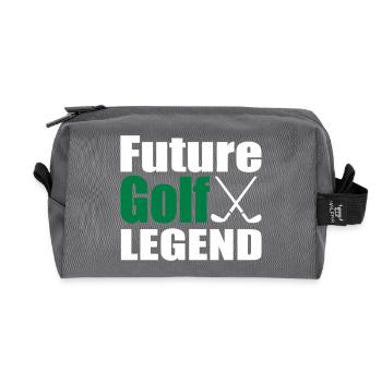 Golfe - Trousse de toilette en tissu recyclé - anthracite - Devant