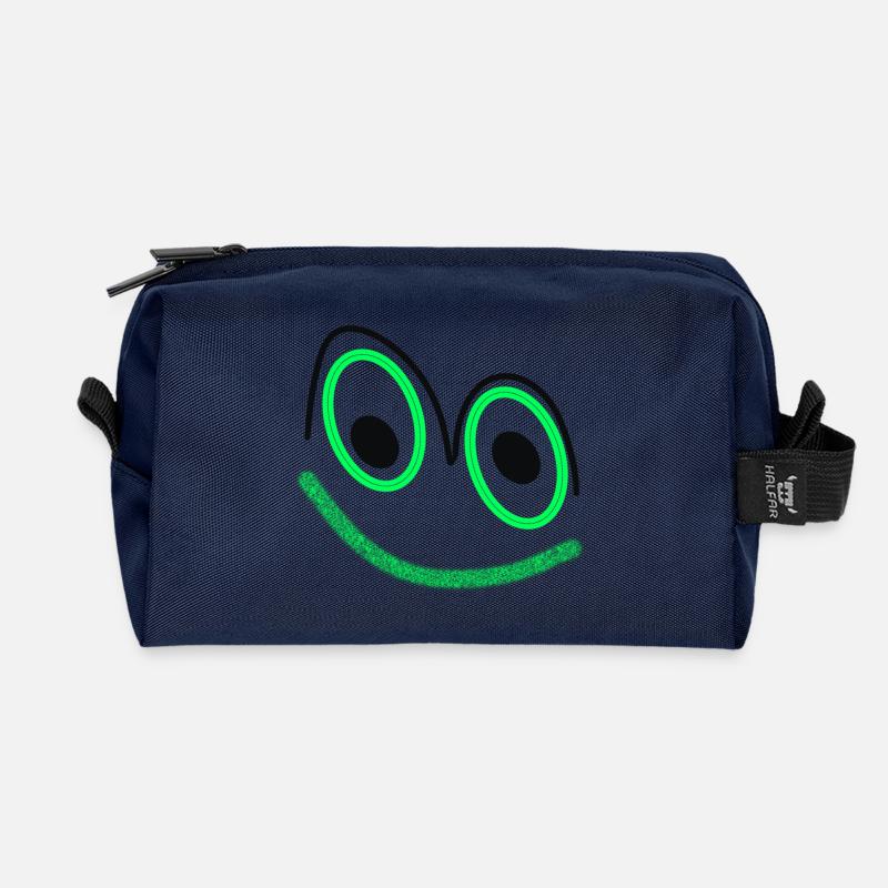 Lachmucki - Recycelte Kulturtasche - Navy