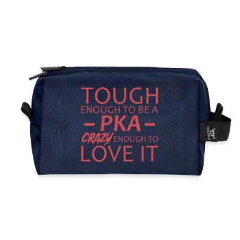 PKA Crazy Pharmacy - Trousse de toilette en tissu recyclé - marine - Devant