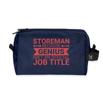 Storeman Genius - Recycelte Kulturtasche - Navy - Vorne
