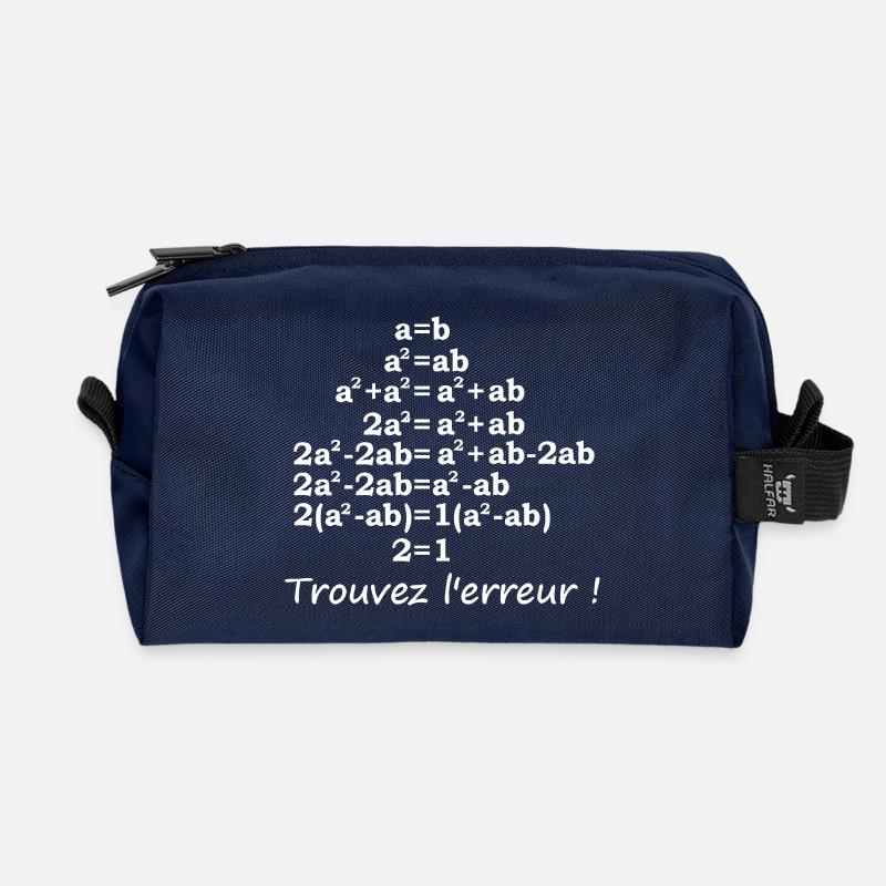 trouvez_erreur - Recycelte Kulturtasche - Navy