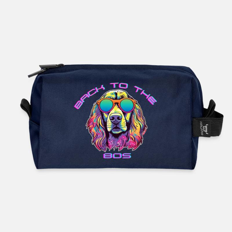 Badehündchen mit Sonnenbrille Kultur - Recycelte Kulturtasche - Navy