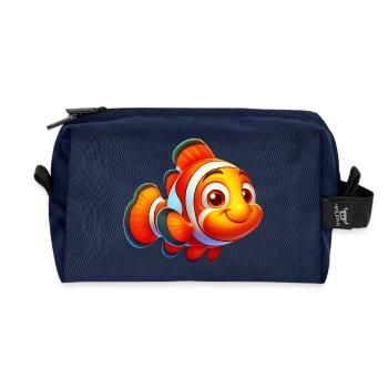 Clownfish - Recycled Toiletry Zip Bag - navy - Front