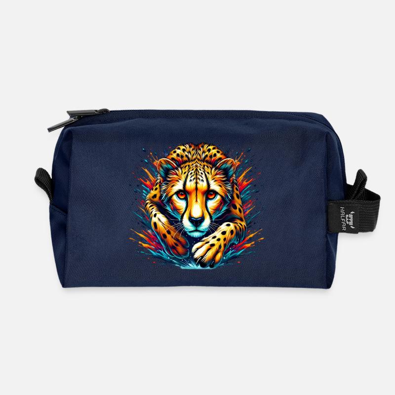 Gepard - Recycelte Kulturtasche - Navy