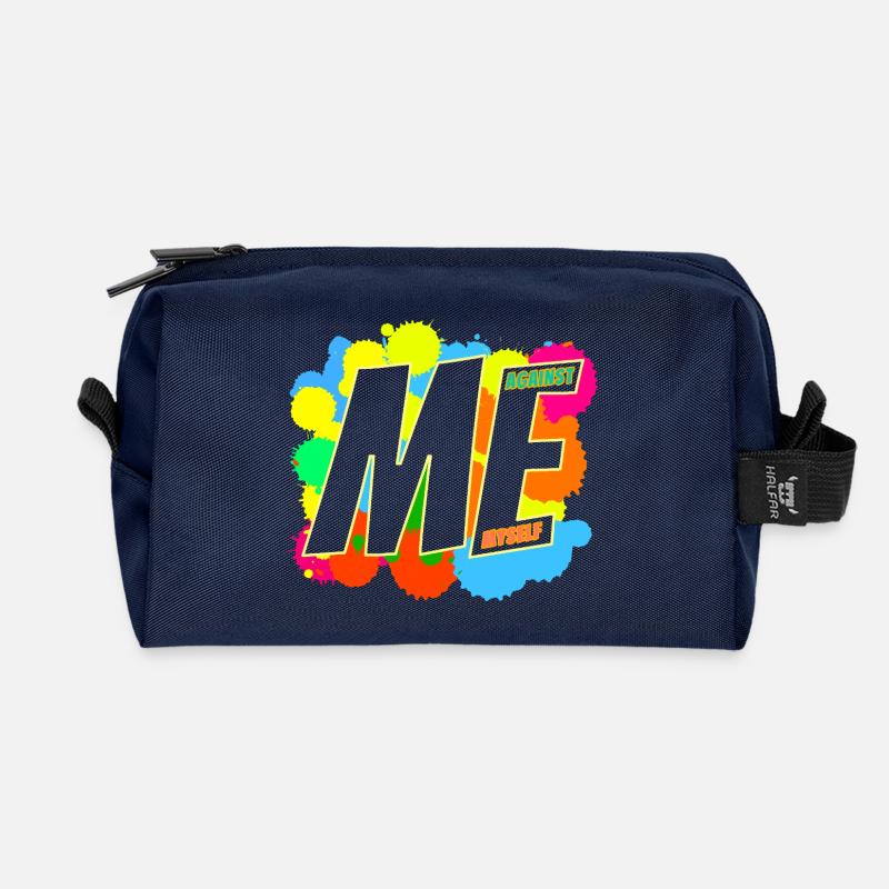 MOI & Moi-même - Trousse de toilette en tissu recyclé - marine
