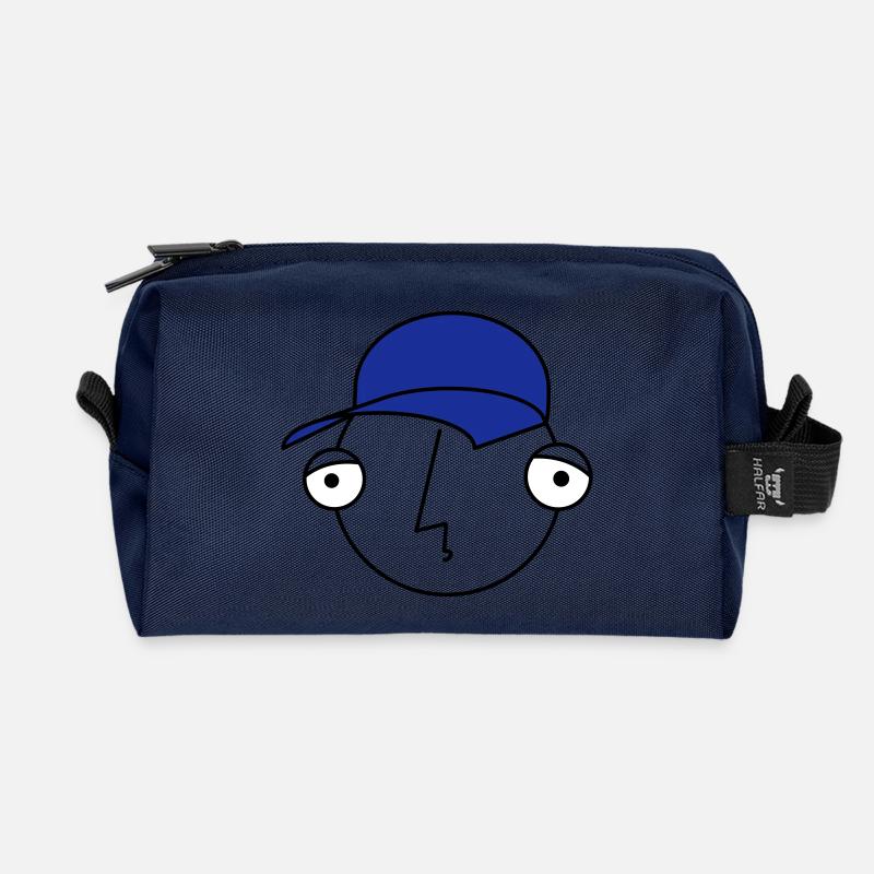 Lame-o - Recycelte Kulturtasche - Navy