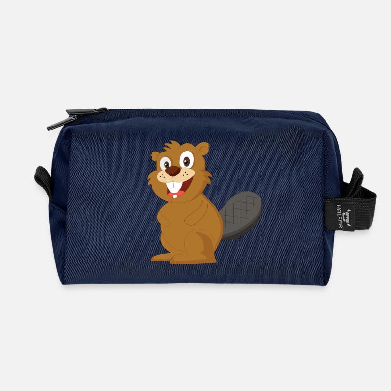 Biber - Recycelte Kulturtasche - Navy