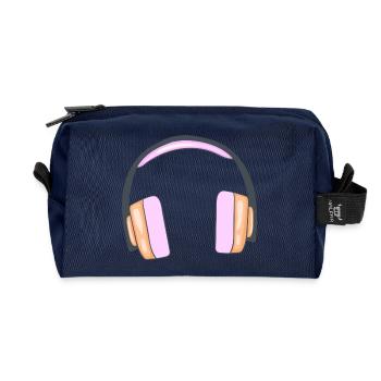 Modische Hörgeräte: Klang und Stil in Perfecta S - Recycelte Kulturtasche - Navy - Vorne