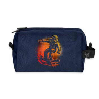 Direkte Snowboard Aussage - Recycelte Kulturtasche - Navy - Vorne