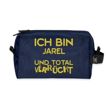 Jarel - Recycelte Kulturtasche - Navy - Vorne