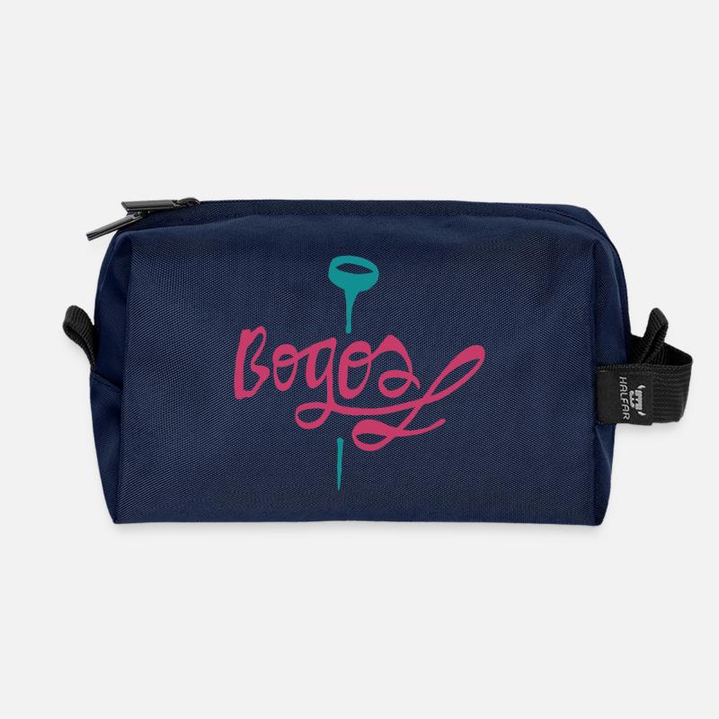 Bogos - Recycled Toiletry Zip Bag - navy
