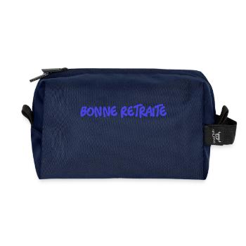 RUHESTAND. RUHESTAND. PENSIONIERT. SENIOR. OMA. OPA - Recycelte Kulturtasche - Navy - Vorne