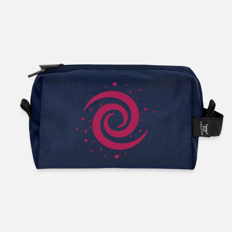 space - Recycled Toiletry Zip Bag - navy