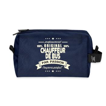 Chauffeur de bus Original - Trousse de toilette en tissu recyclé - marine - Devant