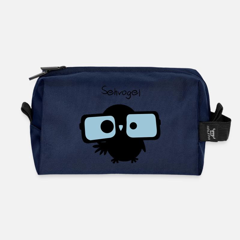 EULE // Sehvogel - Recycelte Kulturtasche - Navy